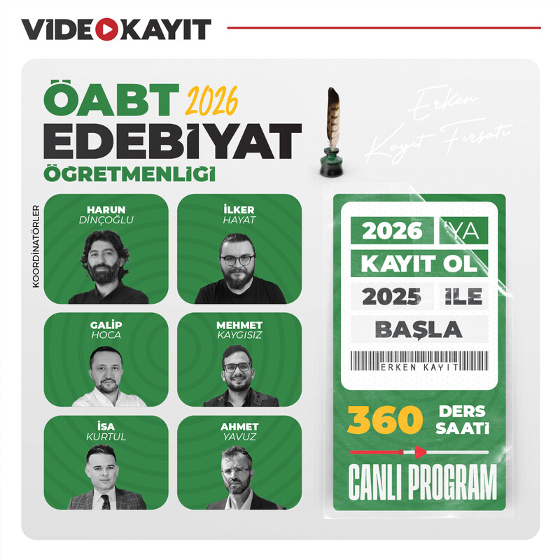 Farklı KPSS - Edebiyat ÖABT 2026 | Video Kayıt