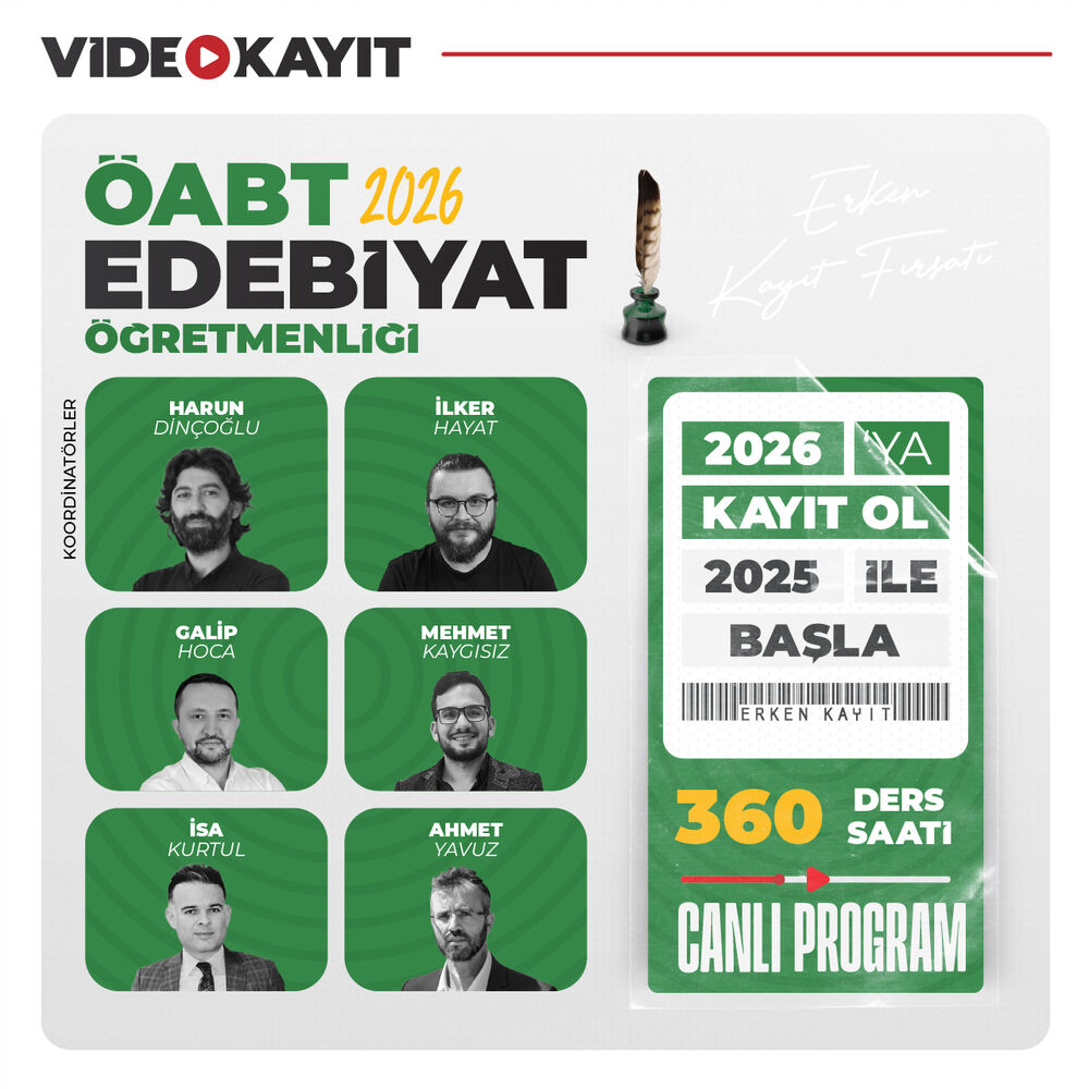 Edebiyat ÖABT 2026 | Video Kayıt