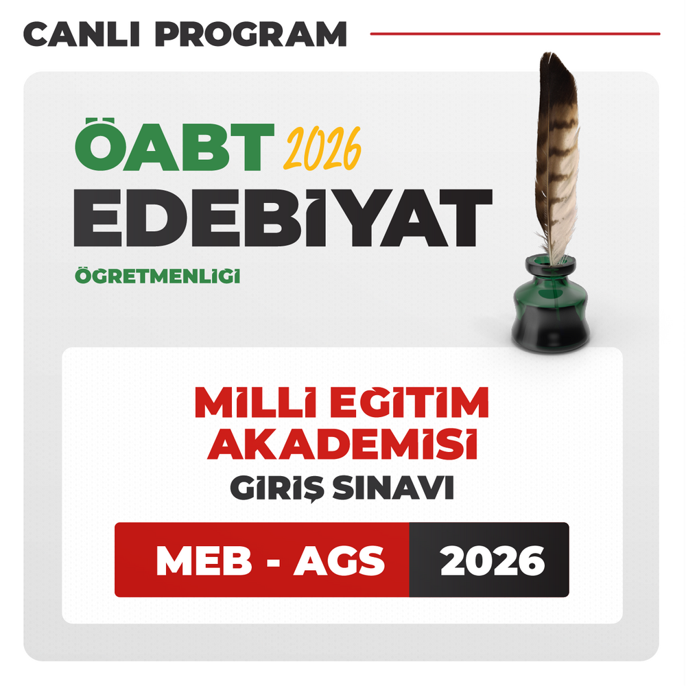 Edebiyat ÖABT + AGS 2026 | Canlı Program