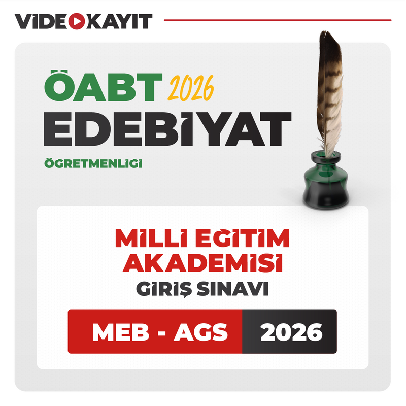 Farklı KPSS - Edebiyat ÖABT + AGS 2026 | Video Kayıt