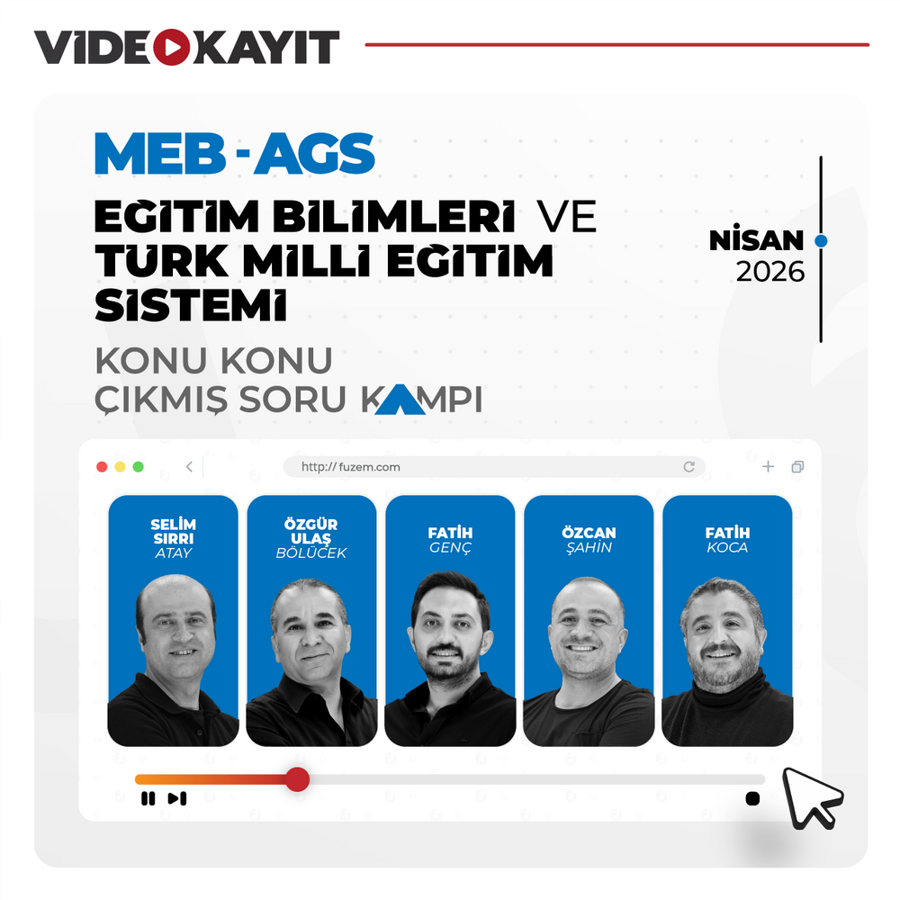 Eğitim Bilimleri ve Türk Millî Eğitim Sistemi Konu Konu Çıkmış Sorular Kampı | Video Kayıt