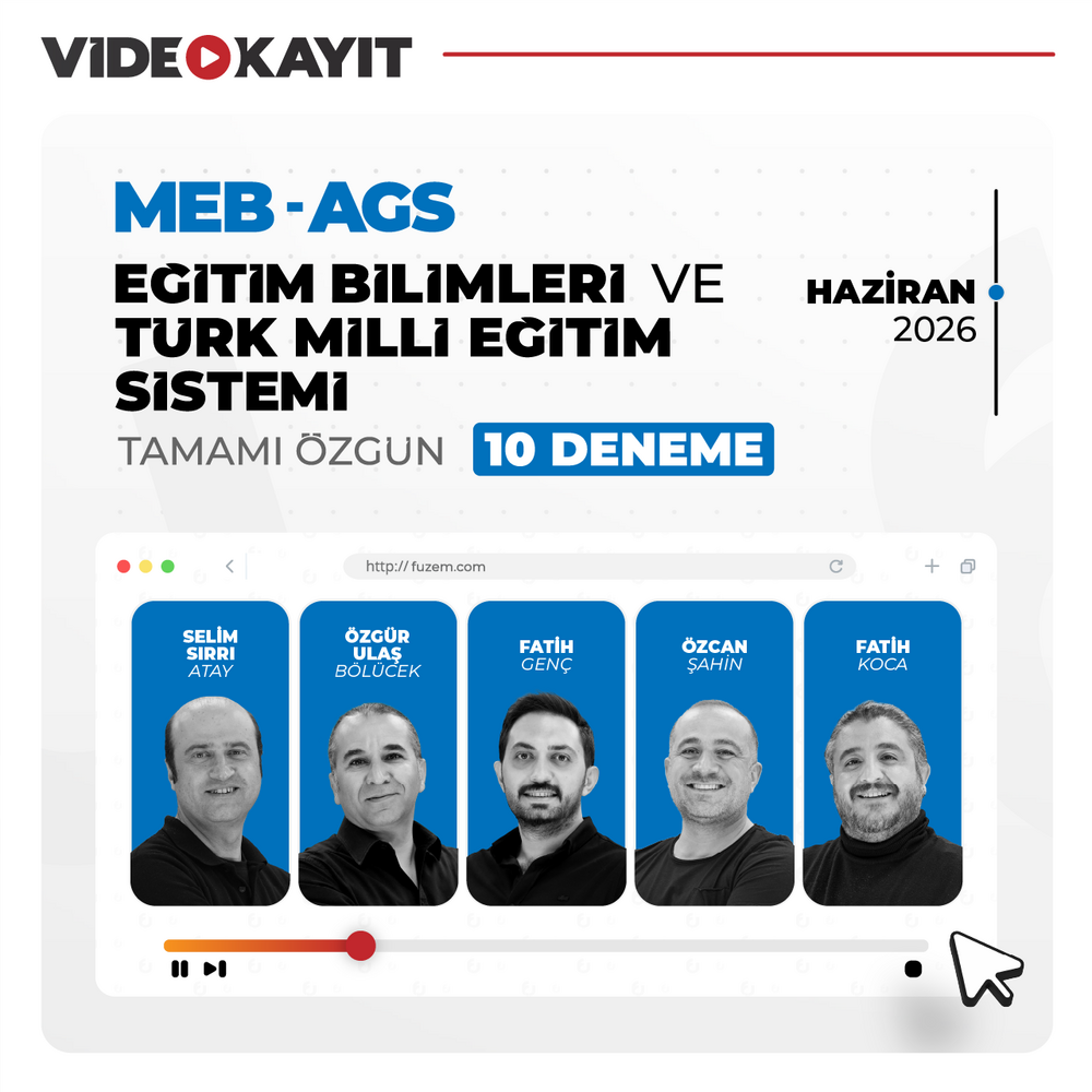 Eğitim Bilimleri ve Türk Millî Eğitim Sistemi 10′lu Deneme Kampı | Video Kayıt