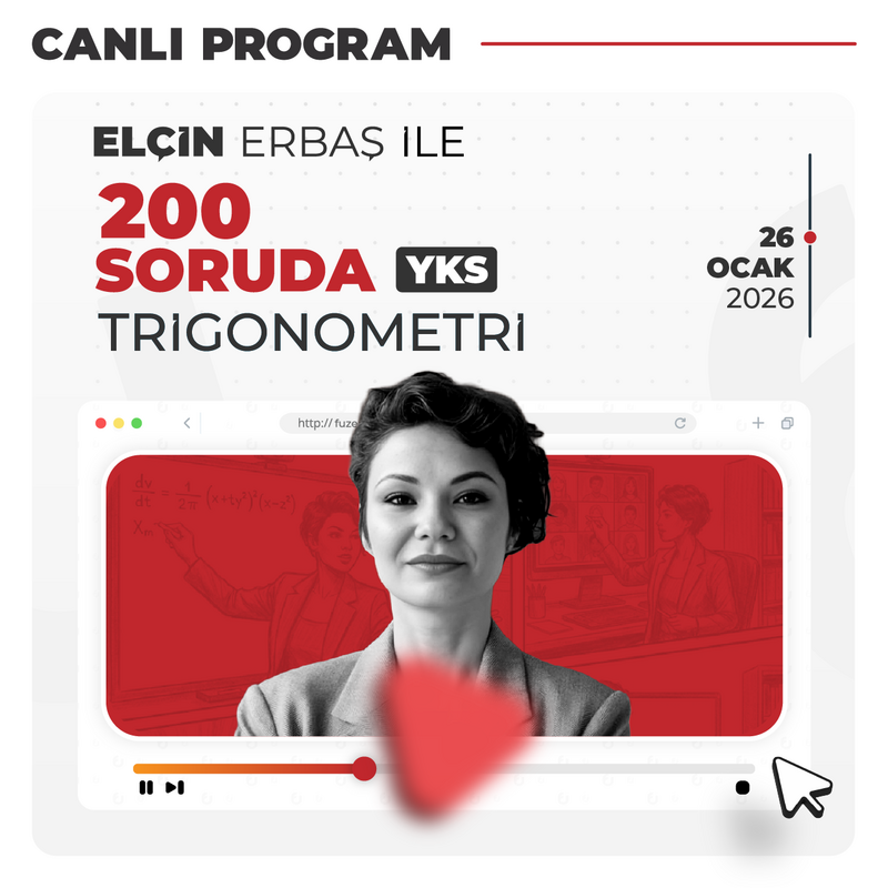 Farklı YKS - Elçin Erbaş ile 200 Soruda YKS Trigonometri | Canlı Program