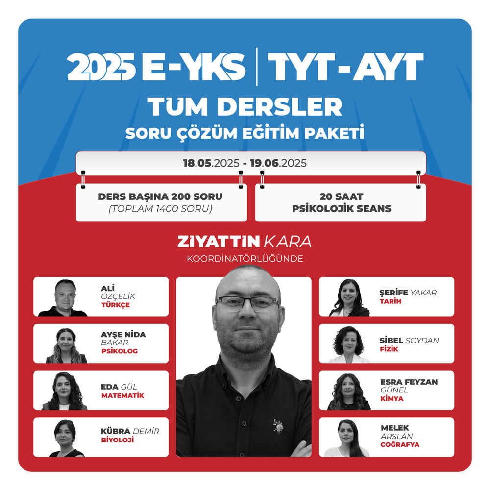 EYKS Tüm Dersler 2025 | Soru Çözüm Programı