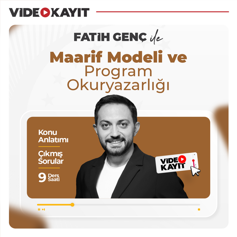 Farklı AGS - Fatih GENÇ ile Maarif Modeli ve Program Okuryazarlığı | Video Kayıt
