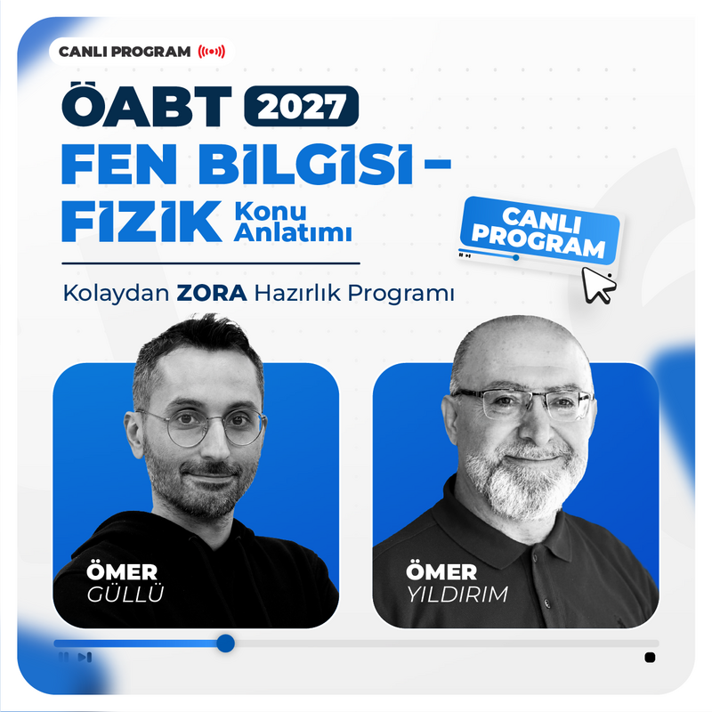 Farklı KPSS - Fen Bilgisi ÖABT 2027 - Fizik Konu Anlatımı | Canlı Program