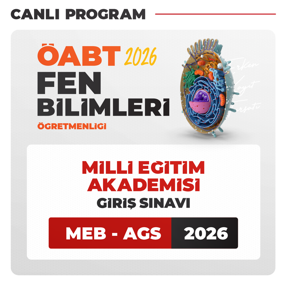 Fen Bilimleri ÖABT + AGS 2026 | Canlı Program