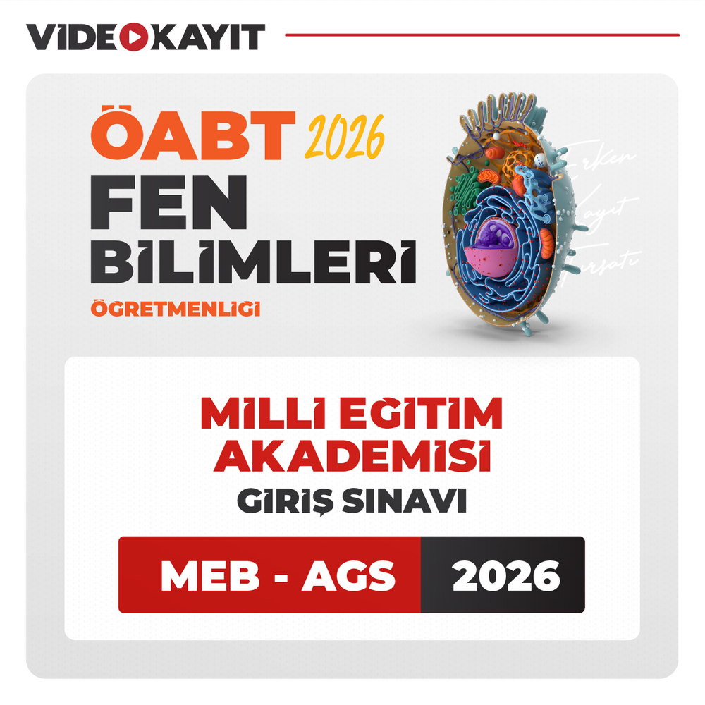 Fen Bilimleri ÖABT + AGS 2026 | Video Kayıt