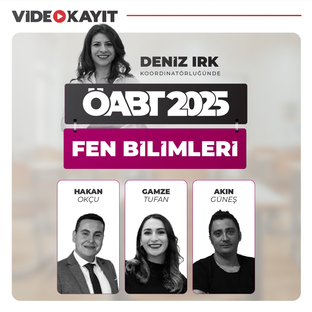 Fen Bilimleri Öğretmenliği ÖABT 2025 | Video Kayıt