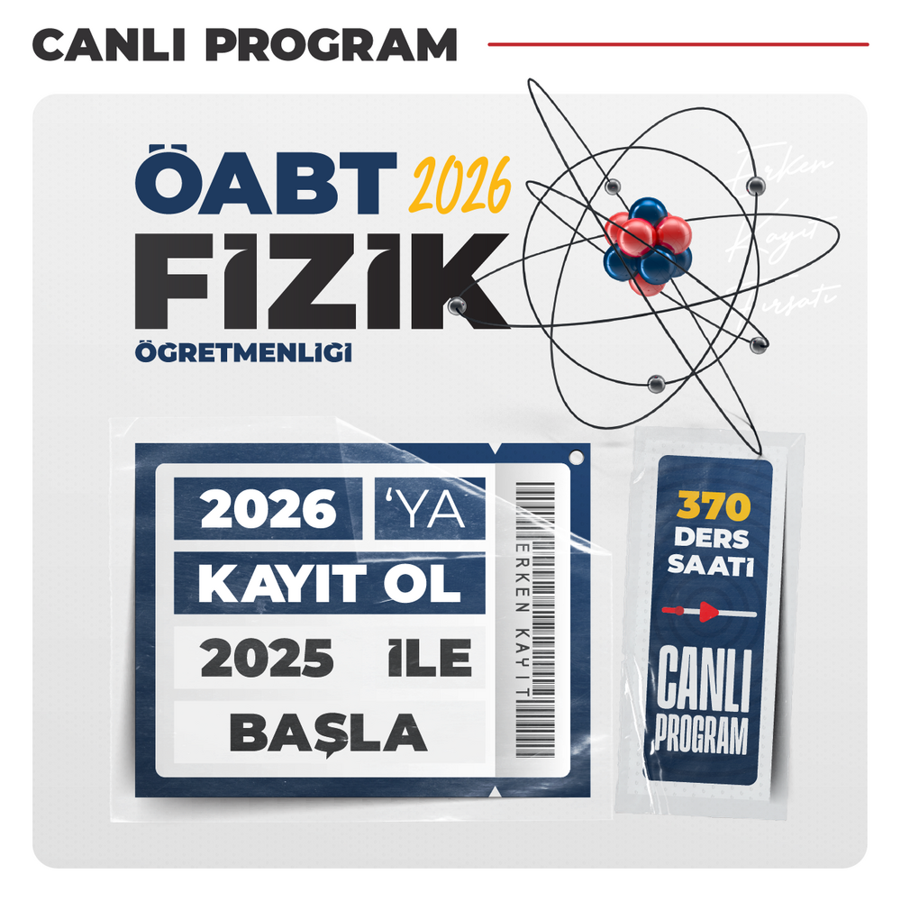 Fizik ÖABT 2026 | Canlı Program