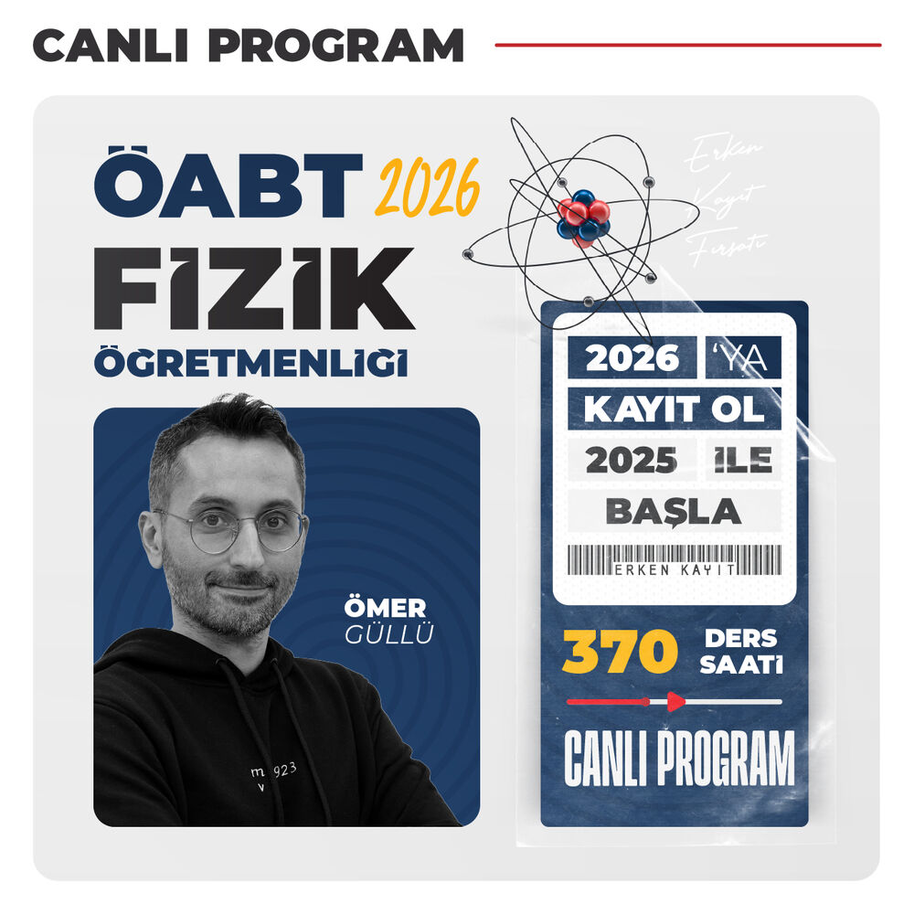 Fizik ÖABT 2026 | Canlı Program