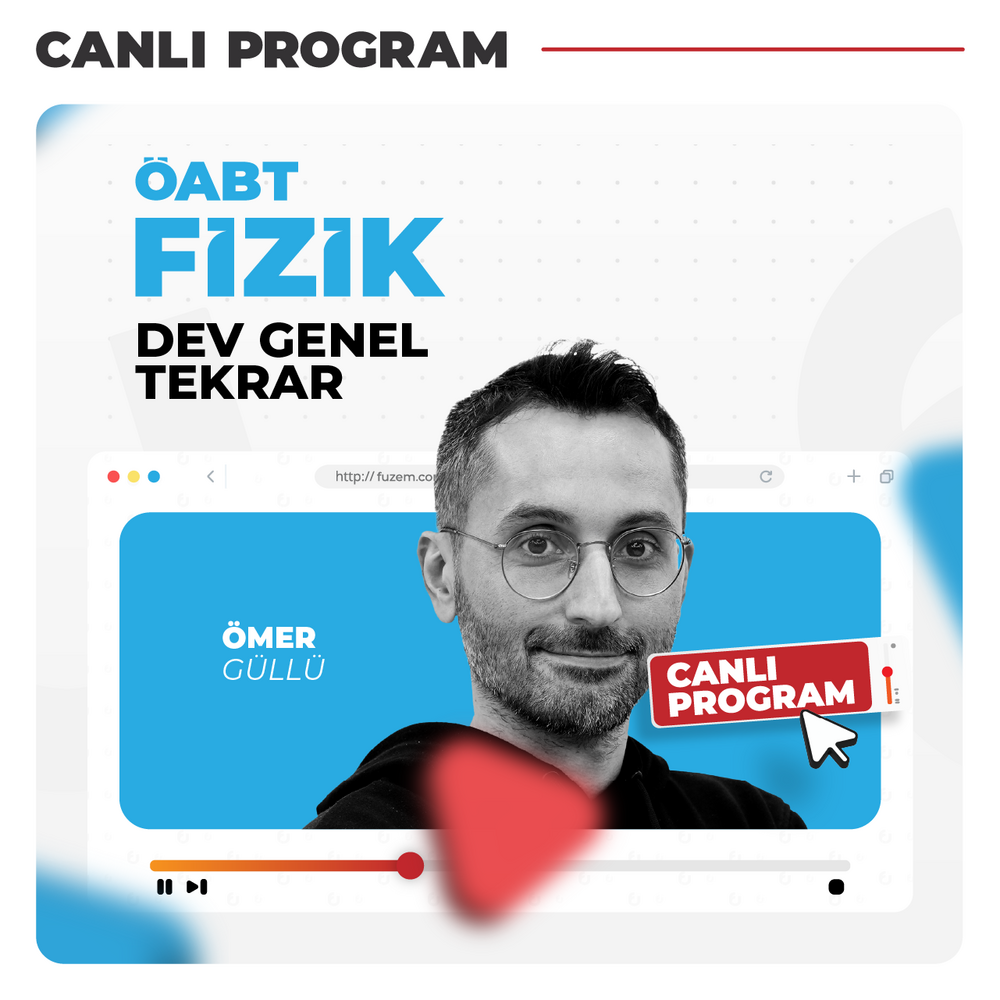 Fizik ÖABT 2026 Dev Genel Tekrar | Canlı Program