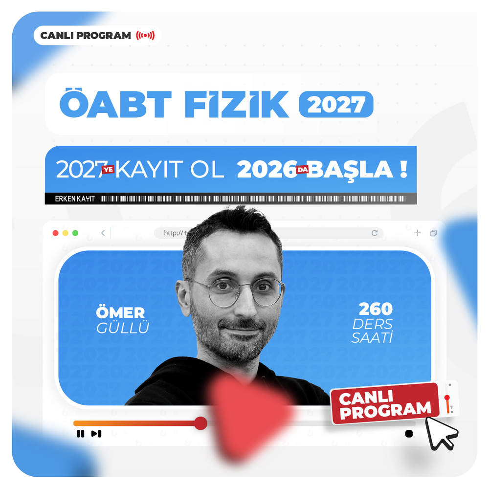 Fizik ÖABT 2027 | Canlı Program