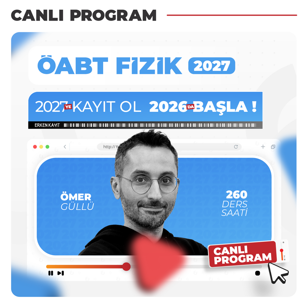 Fizik ÖABT 2027 | Canlı Program