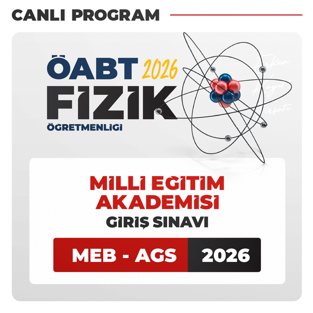 Fizik ÖABT + AGS 2026 | Canlı Program