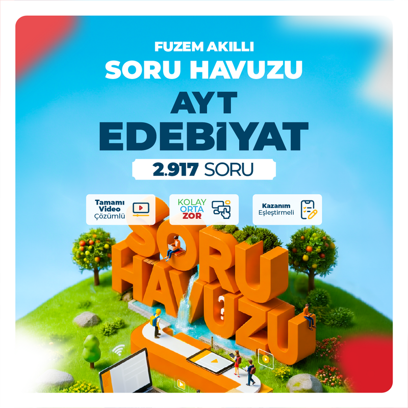 Farklı YKS - FUZEM Akıllı Soru Havuzu AYT Edebiyat