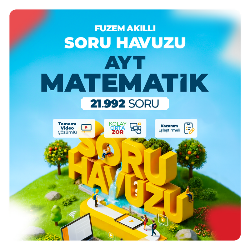 Farklı YKS - FUZEM Akıllı Soru Havuzu AYT Matematik