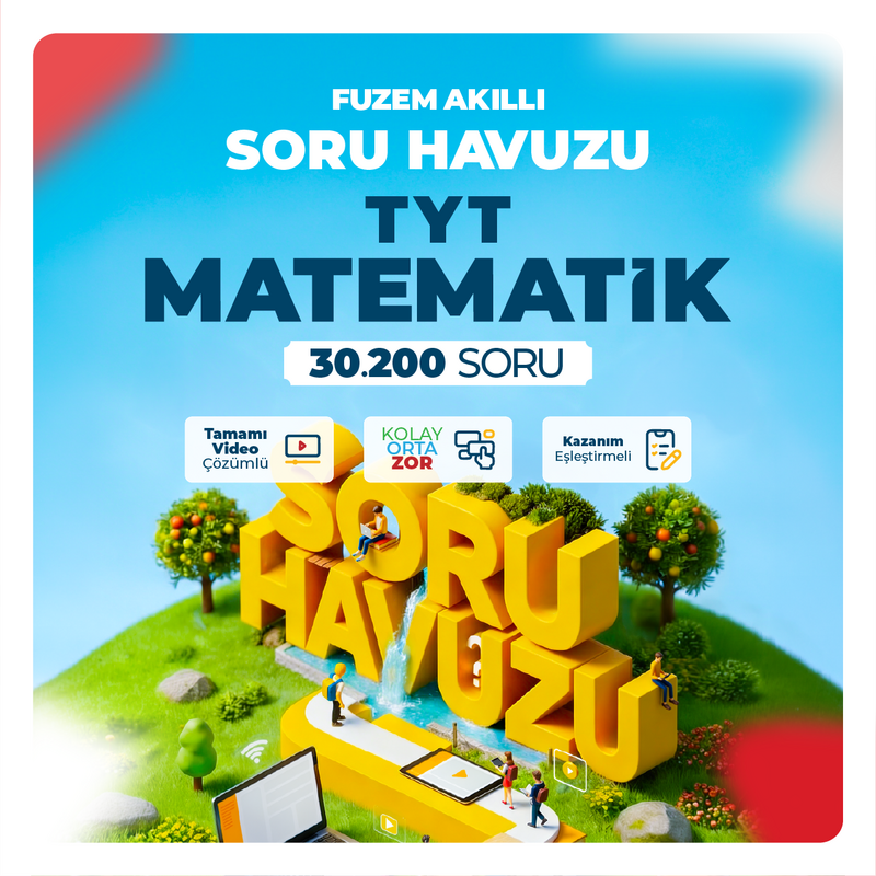 Farklı YKS - FUZEM Akıllı Soru Havuzu TYT Matematik