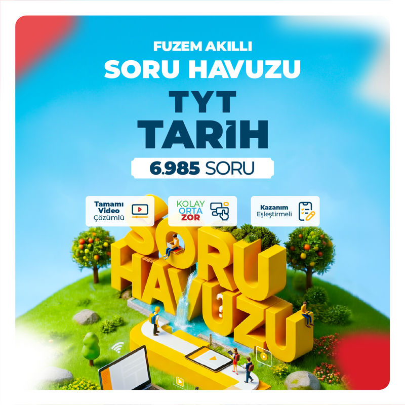 Farklı YKS - FUZEM Akıllı Soru Havuzu TYT Tarih