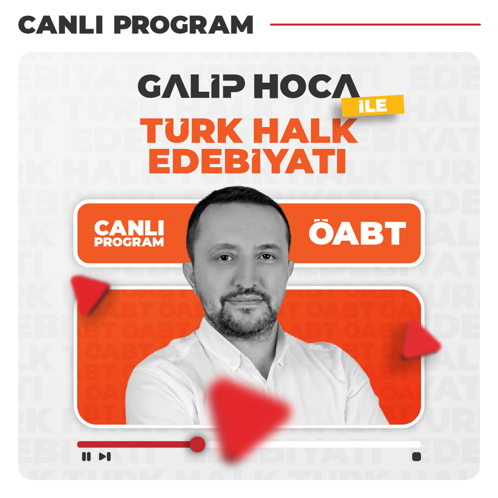 Galip Hoca ile Türk Halk Edebiyatı | Canlı Program