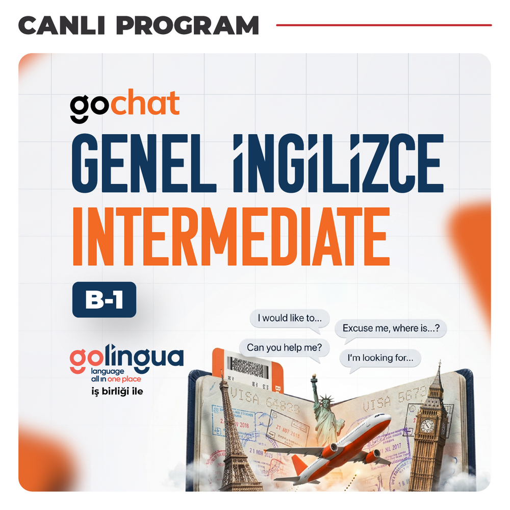 Genel İngilizce Intermediate B1 Seviyesi | Canlı Program