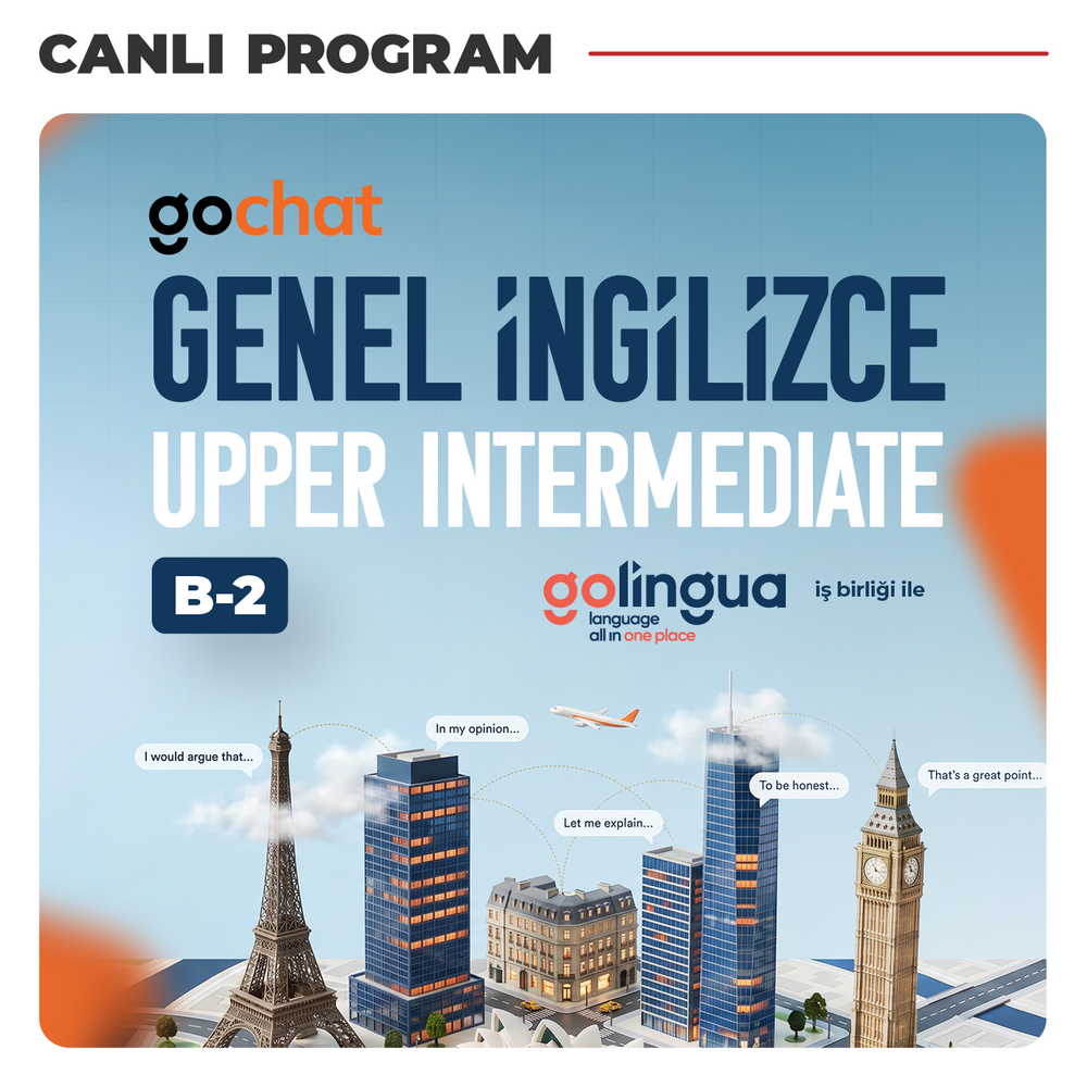 Genel İngilizce Upper-Intermediate B2 Seviyesi | Canlı Program