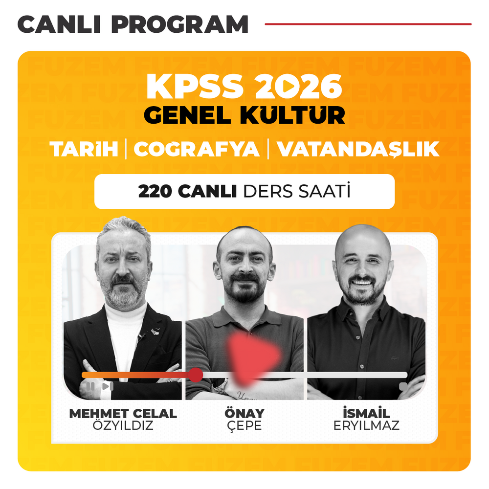 Genel Kültür KPSS 2026 | Canlı Program