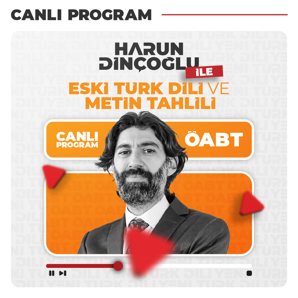 Harun Dinçoğlu ile Eski Türk Dili ve Metin Tahlili | Canlı Program