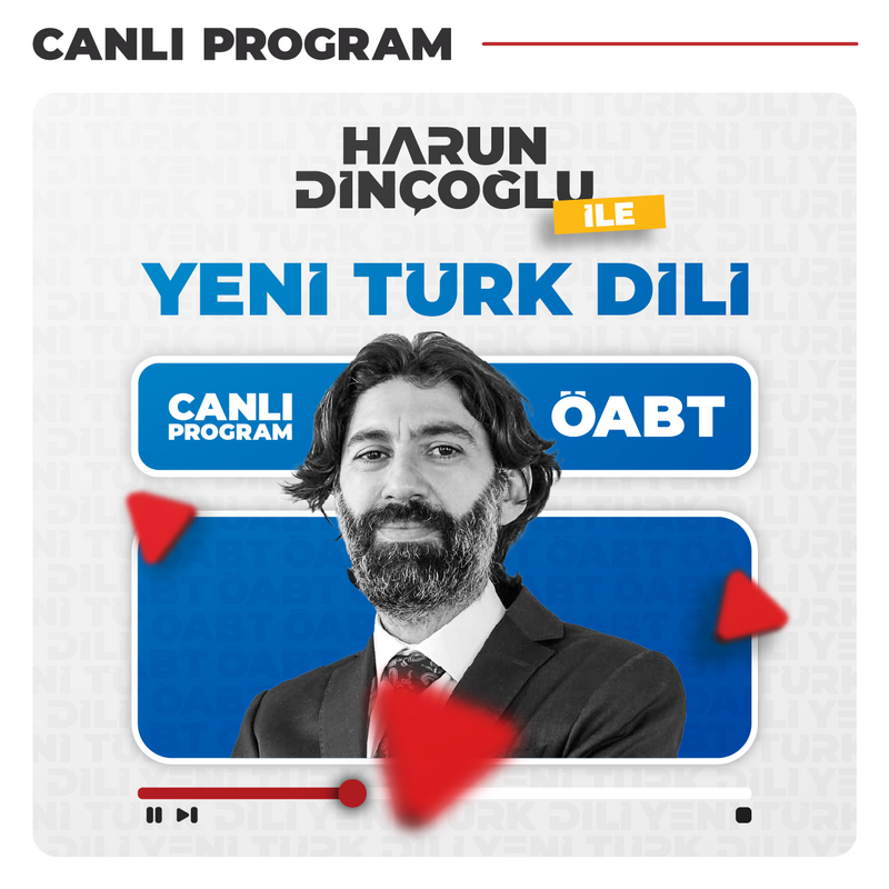 Farklı KPSS - Harun Dinçoğlu ile Yeni Türk Dili | Canlı Program