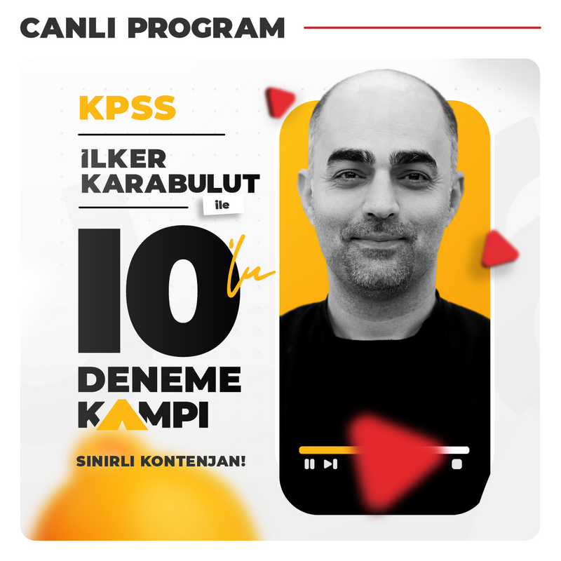 Farklı KPSS - İlker Karabulut ile 10’lu Deneme Kampı | Canlı Program