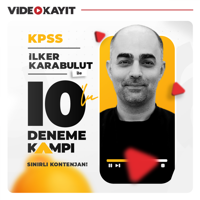 Farklı KPSS - İlker Karabulut ile 10’lu Deneme Kampı | Video Kayıt