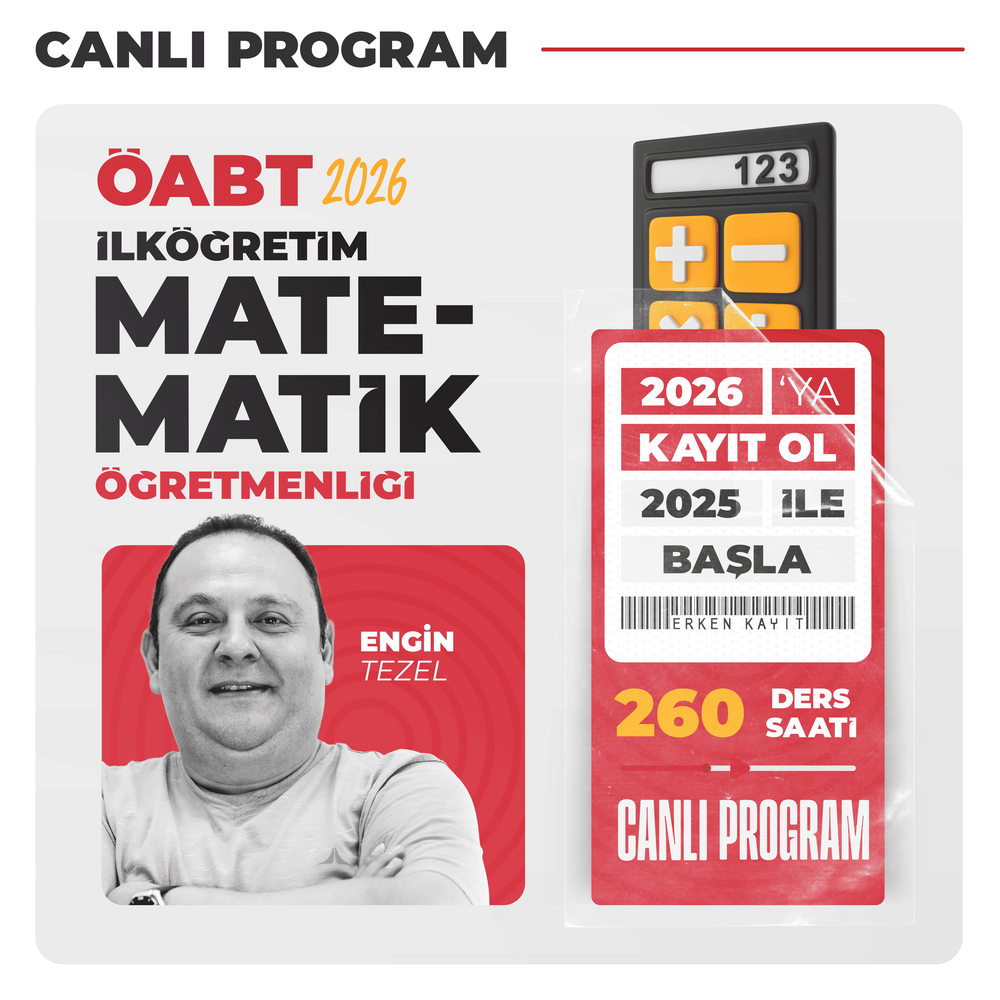 İlköğretim Matematik ÖABT 2026 | Canlı Program