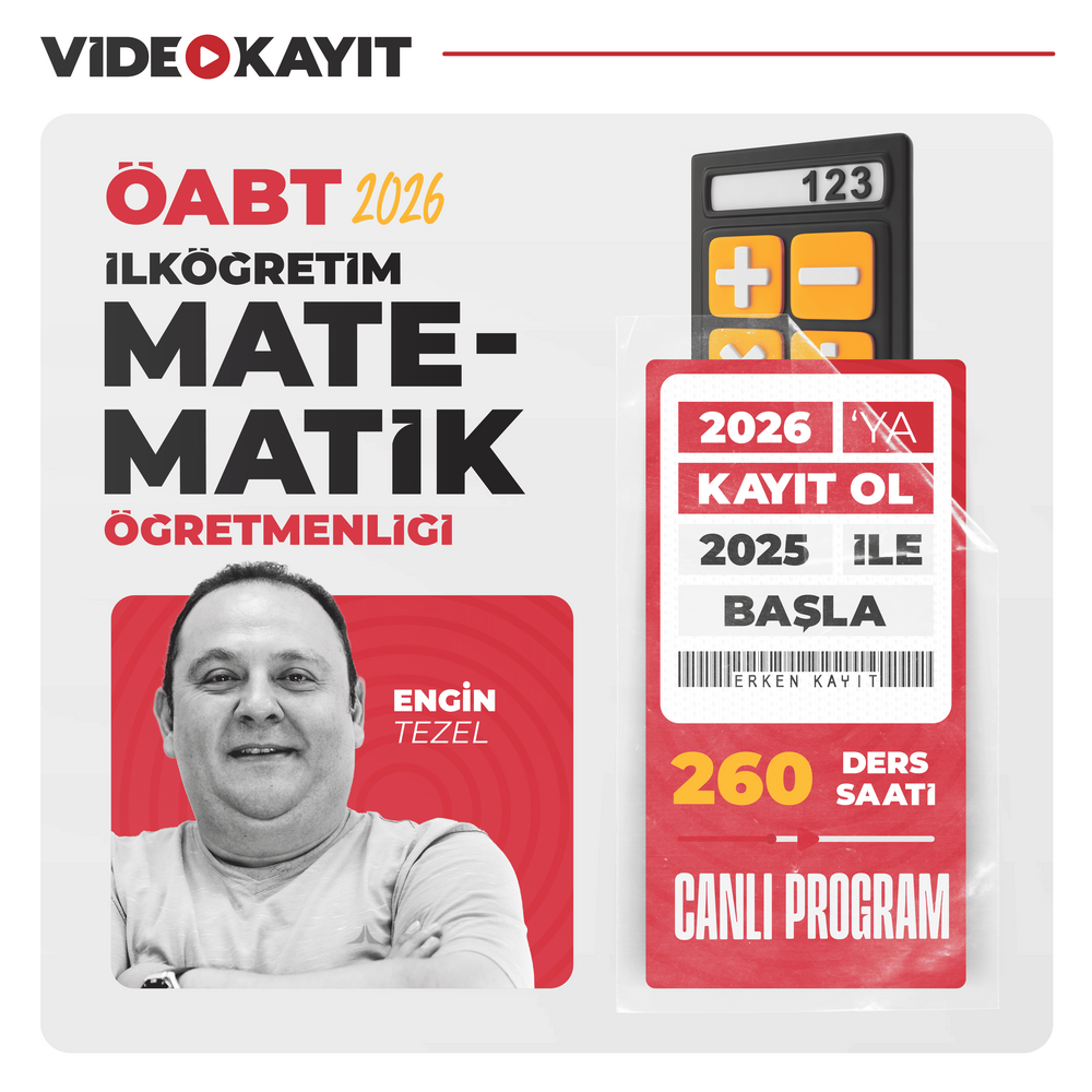 İlköğretim Matematik ÖABT 2026 | Video Kayıt