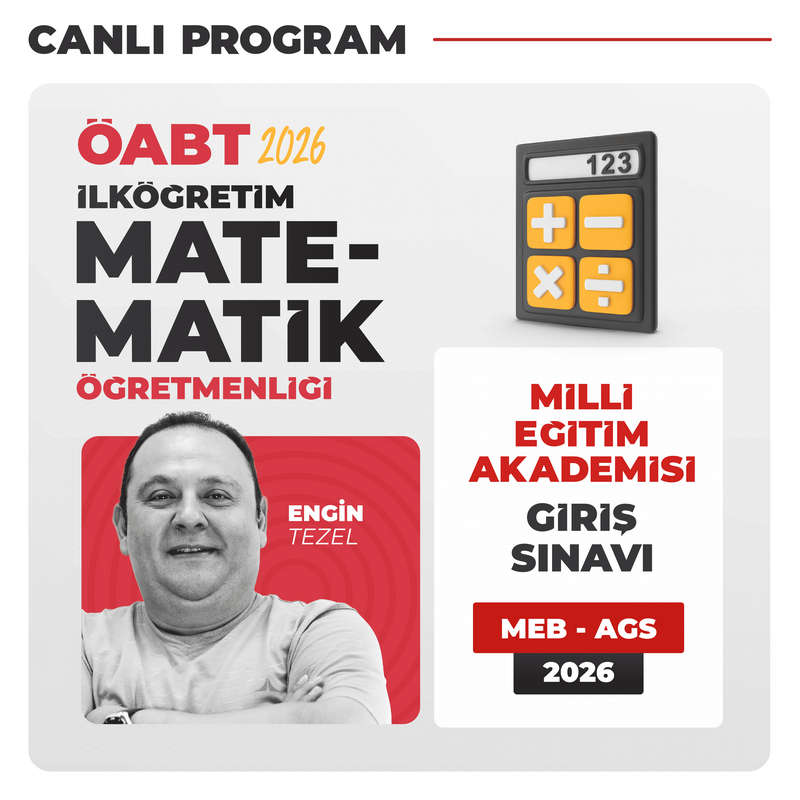 İlköğretim Matematik ÖABT + AGS 2026 | Canlı Program - Thumbnail