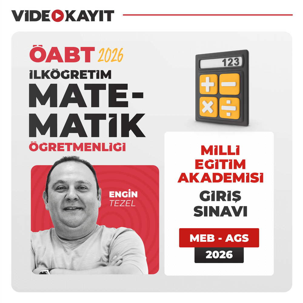 İlköğretim Matematik ÖABT + AGS 2026 | Video Kayıt