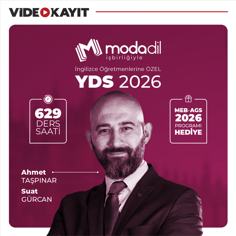 Farklı İngilizce - İngilizce Öğretmenlerine Özel YDS 2026 | Video Kayıt