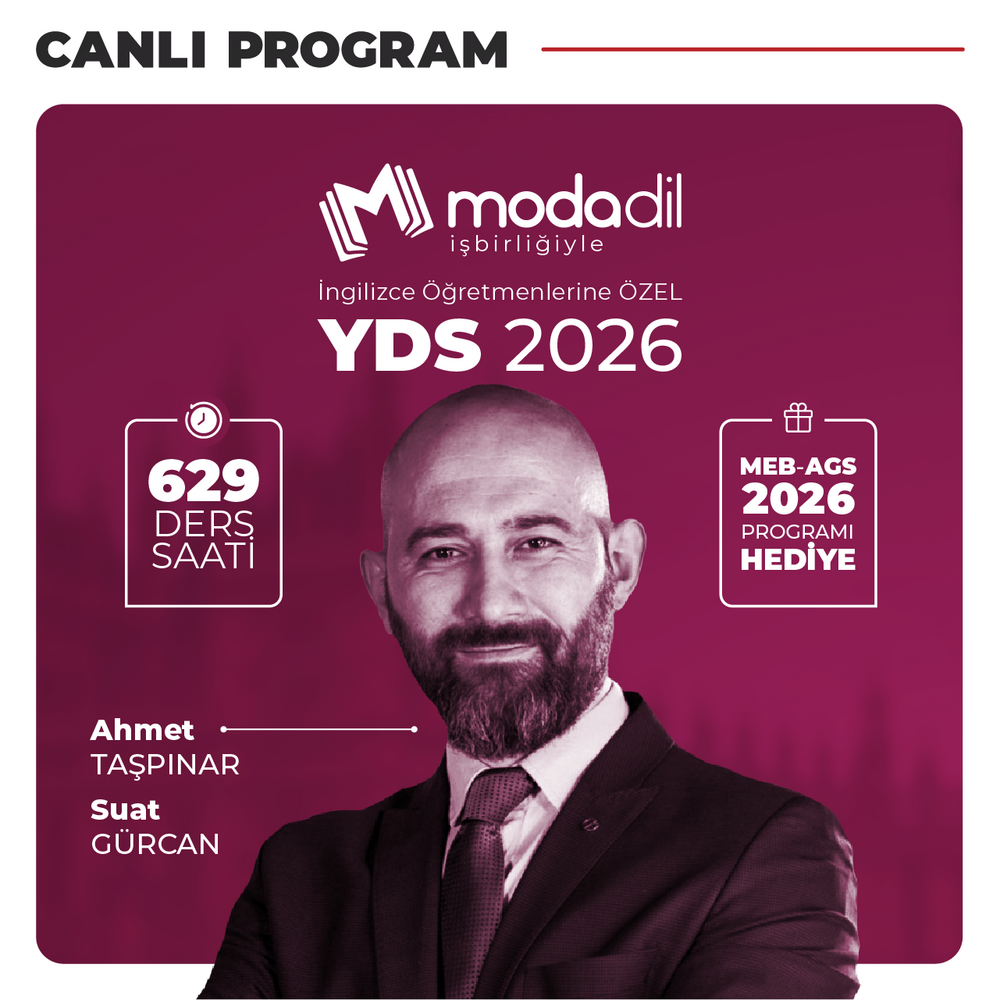 İngilizce Öğretmenlerine Özel YDS 2026 | Canlı Program