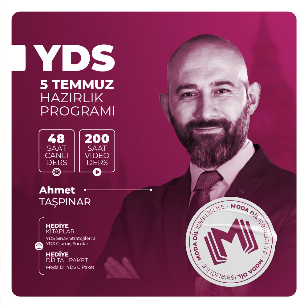 İngilizce Yabancı Dil Sınavı YDS 2025 | Canlı Program