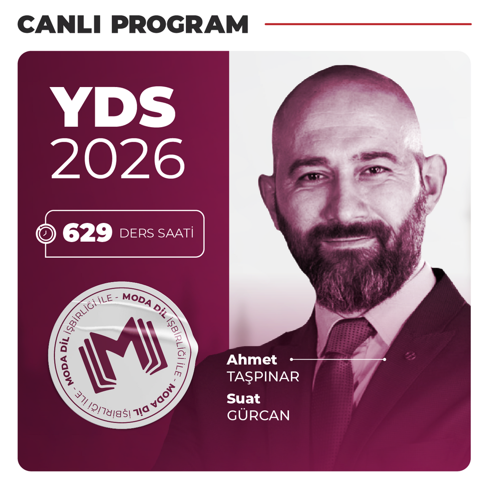 İngilizce Yabancı Dil Sınavı YDS 2026 | Canlı Program