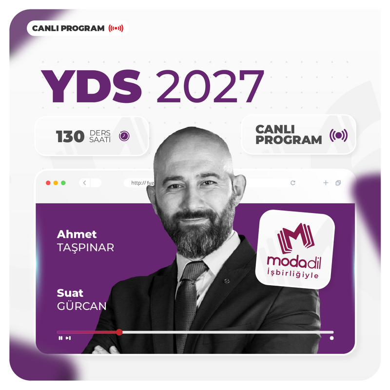 Farklı İngilizce - İngilizce Yabancı Dil Sınavı YDS 2027 İLKBAHAR | Canlı Program