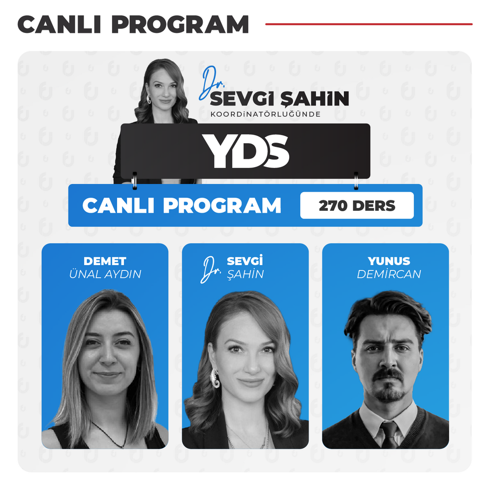 İngilizce Yabancı Dil Sınavı YDS 2025 | Canlı Program