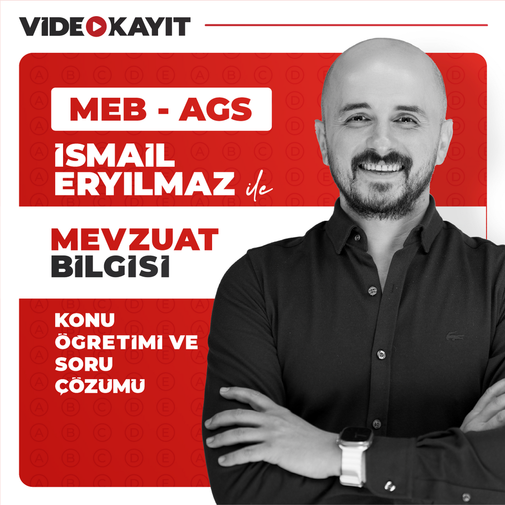 İsmail ERYILMAZ ile MEB AGS 2025 Mevzuat Bilgisi | Video Kayıt