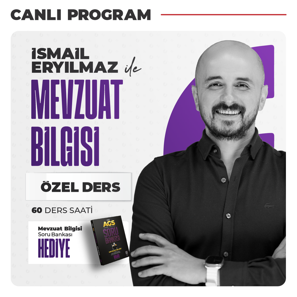 İsmail ERYILMAZ ile MEB AGS Mevzuat Bilgisi Özel Ders | Canlı Program