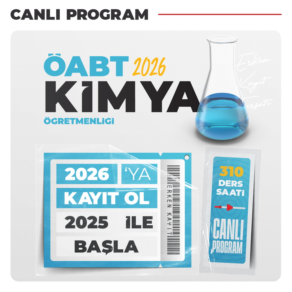 Kimya ÖABT 2026 | Canlı Program