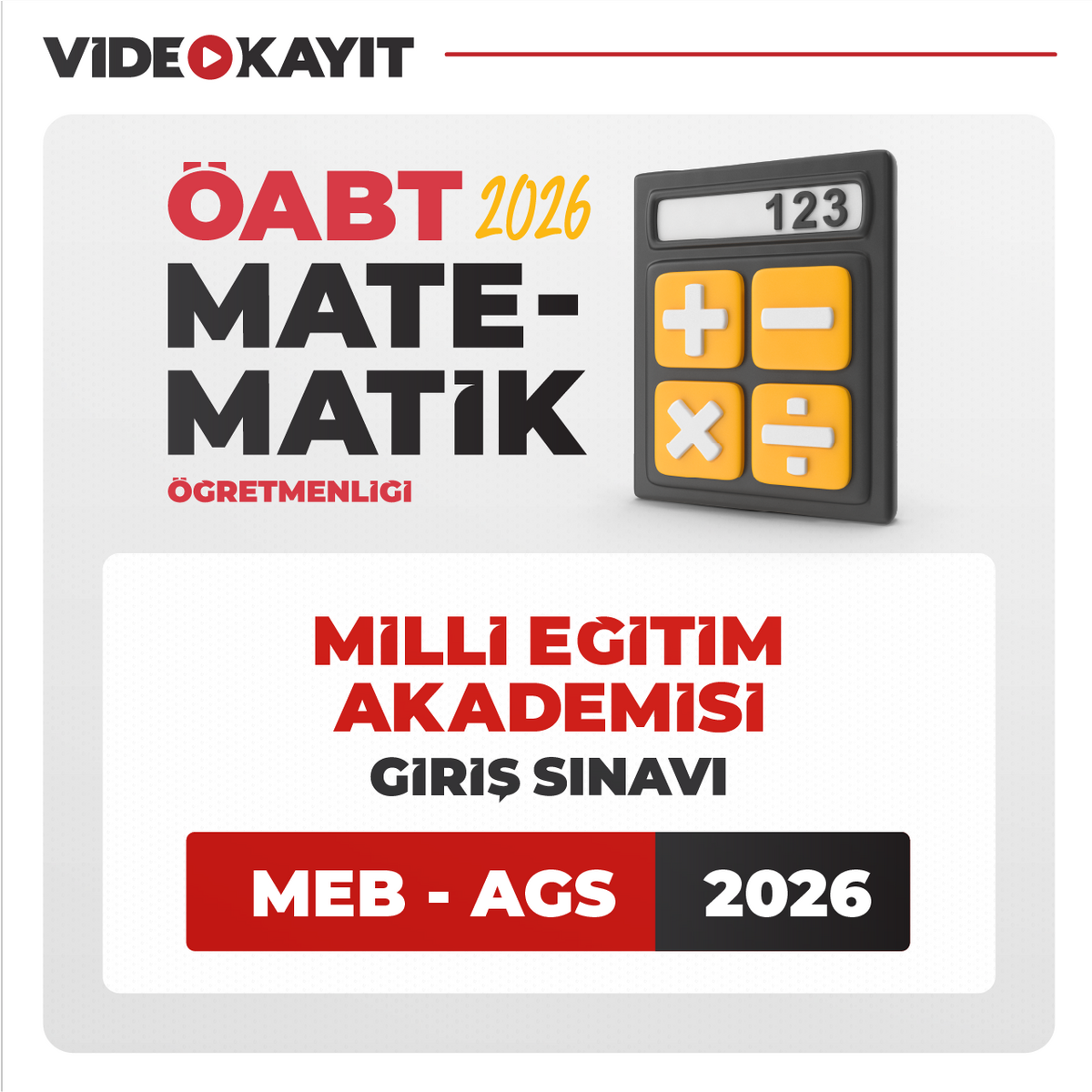 Matematik Öabt + Ags 2026 | Video Kayıt