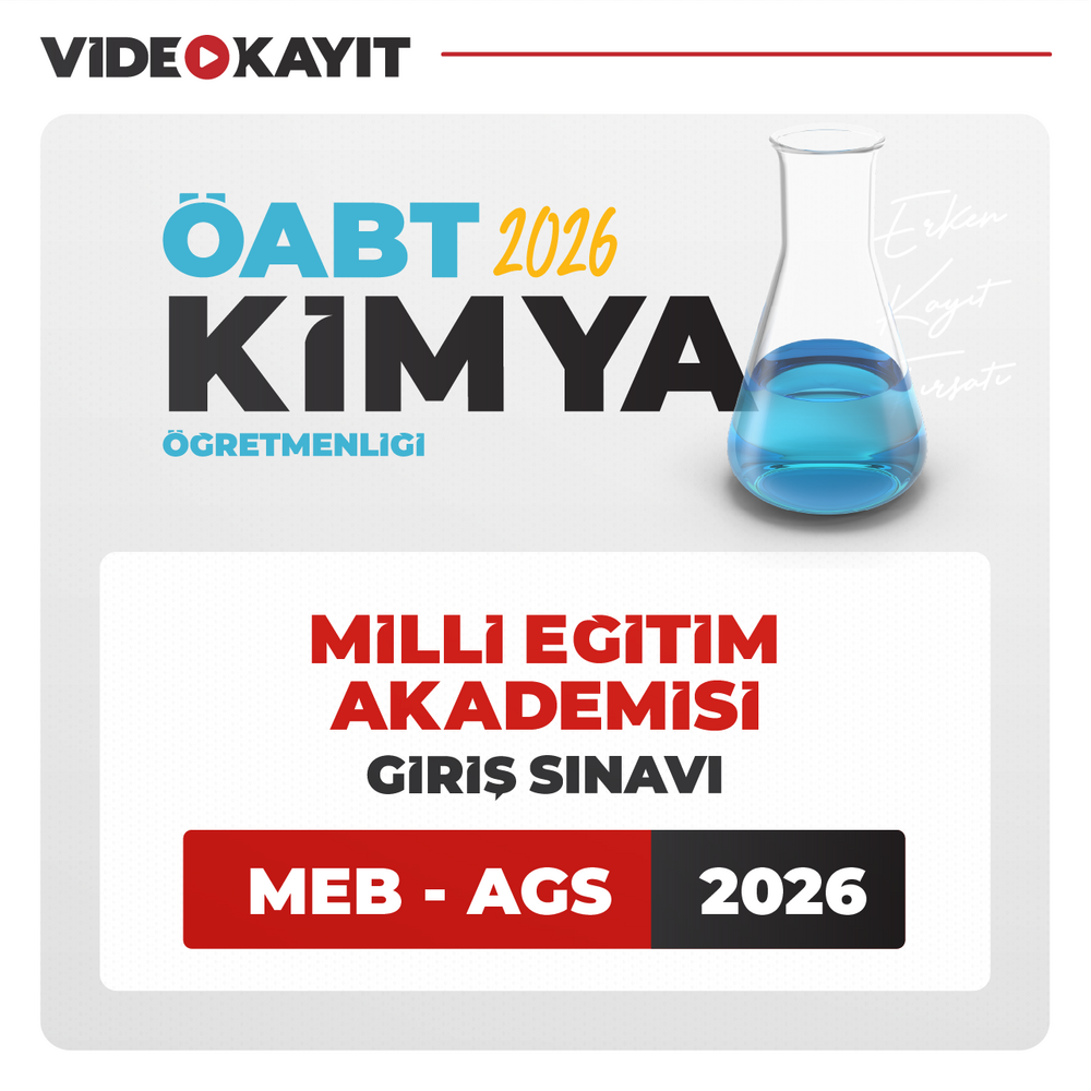 Kimya ÖABT + AGS 2026 | Video Kayıt