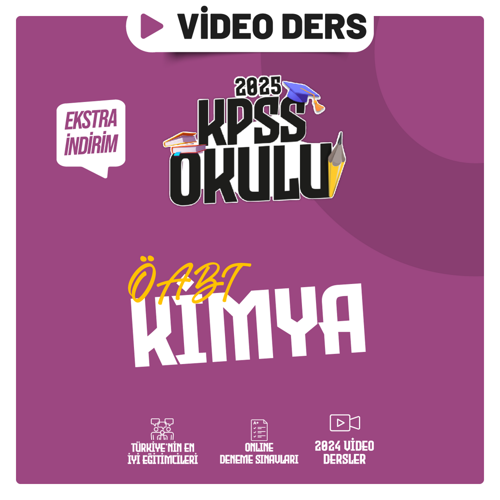 Kimya Öğretmenliği ÖABT 2025 | Video Kayıt