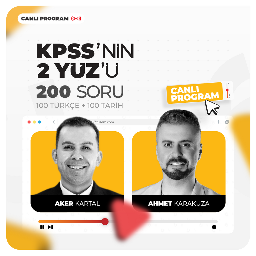KPSS'nin 2 Yüzü | Canlı Program