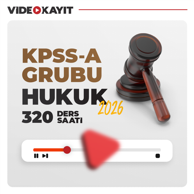Farklı KPSS - KPSS A Grubu Hukuk 2026 | Video Kayıt