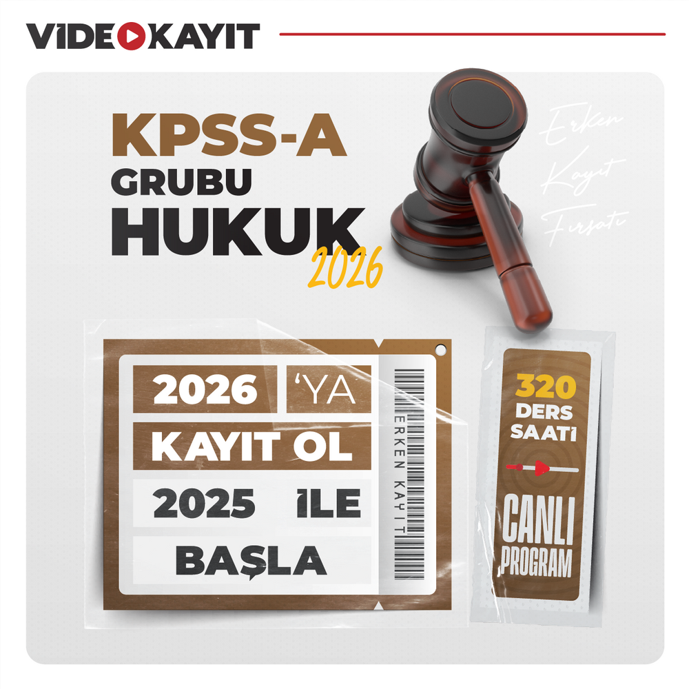 KPSS A Grubu Hukuk 2026 | Video Kayıt